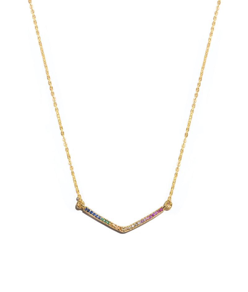 Small V Pendant RNBW