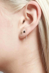 Square on Infinite Tusk Earring