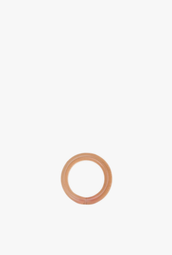 Thin Glass Ring in Brown