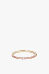 Tsavorite Sapphire Eternity Band