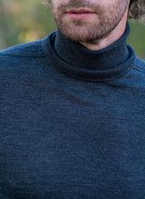 Turtleneck Sweater in Charcoal