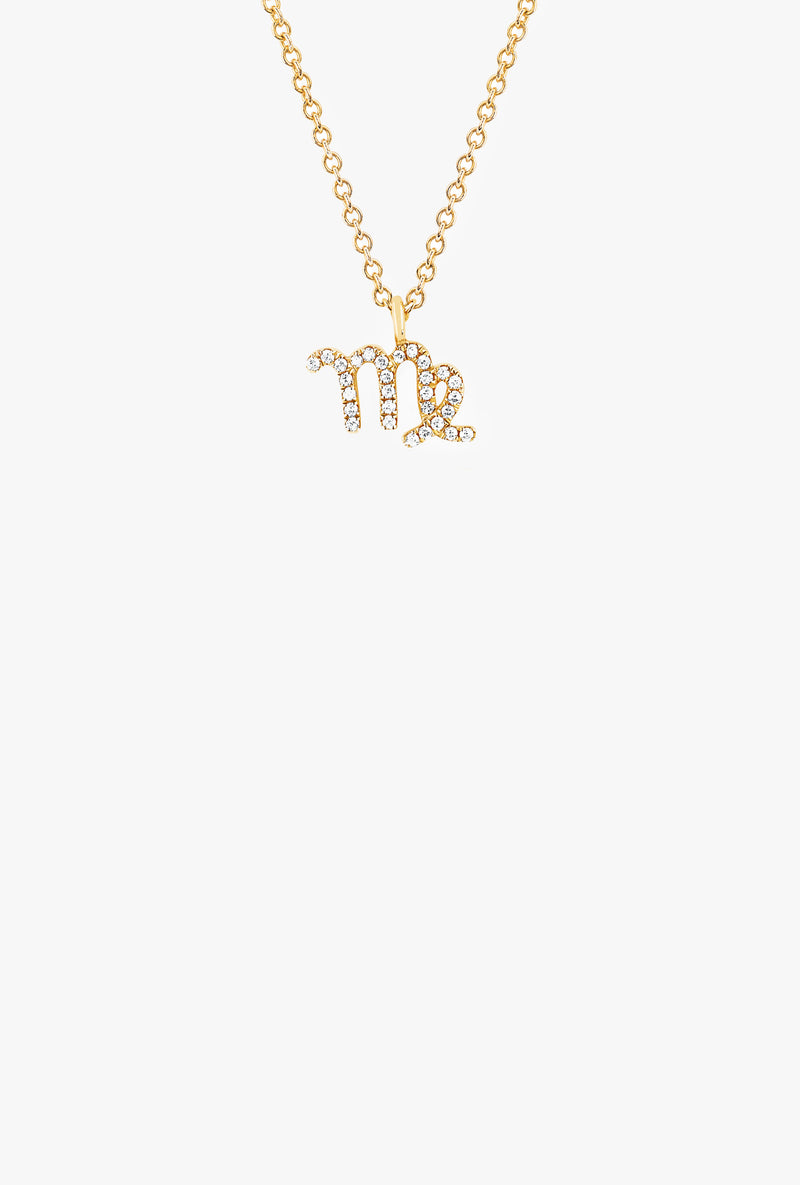 Diamond Virgo Necklace