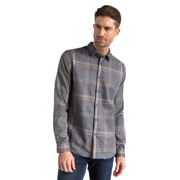 Steel Cream Flannel