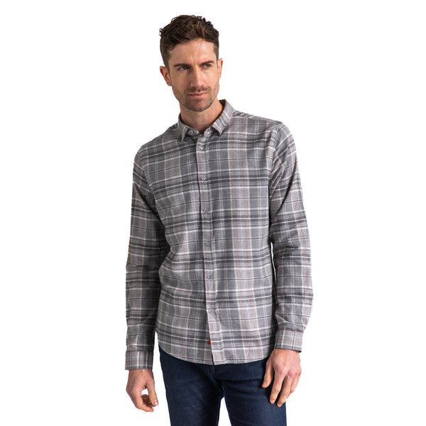 Dawn Gray Plaid Flannel