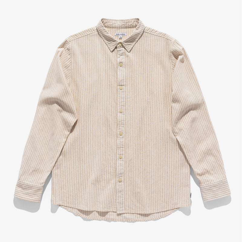Teen L/S Woven Shirt in Bone