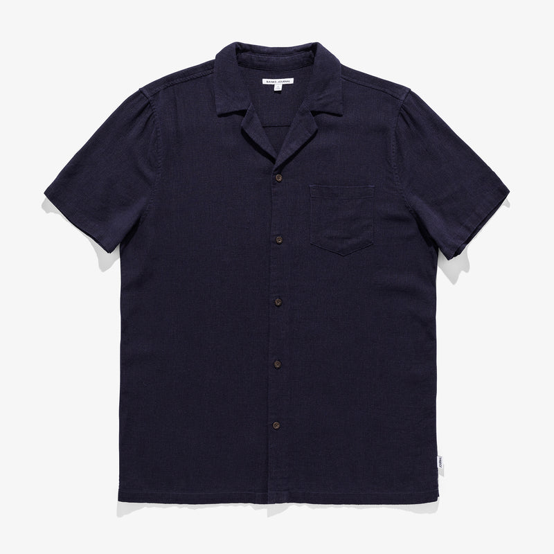 Brighton S/S Shirt in Dirty Denim