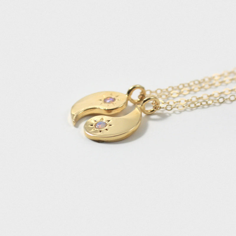 Yin + Yang Necklace Set