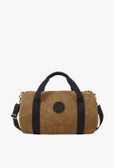 Zippered Round Duffel in Wax